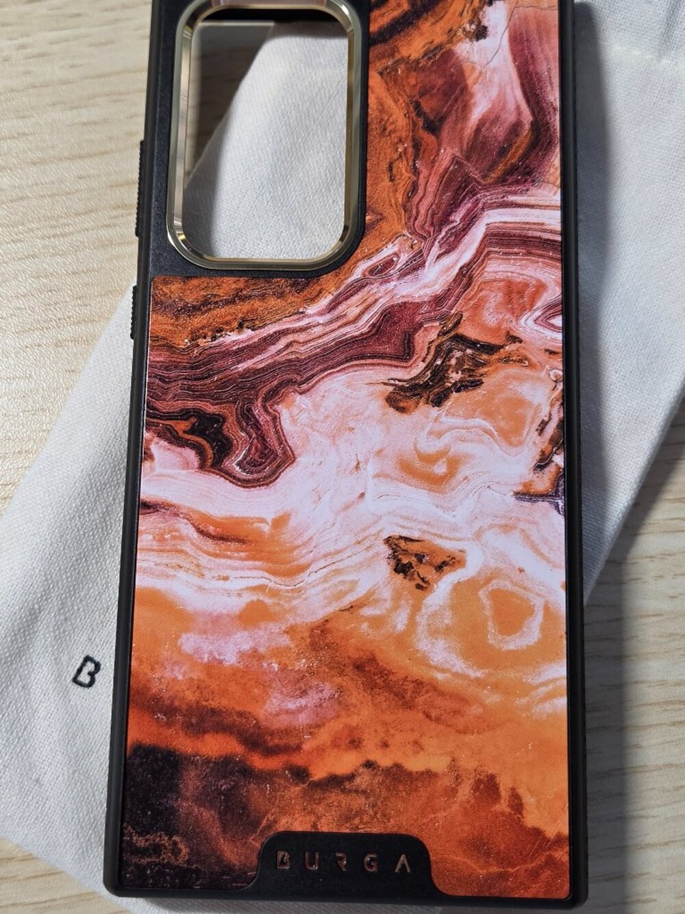 Pumpkin Spice - Orange Samsung Galaxy S22 Ultra Case NOT magnetic